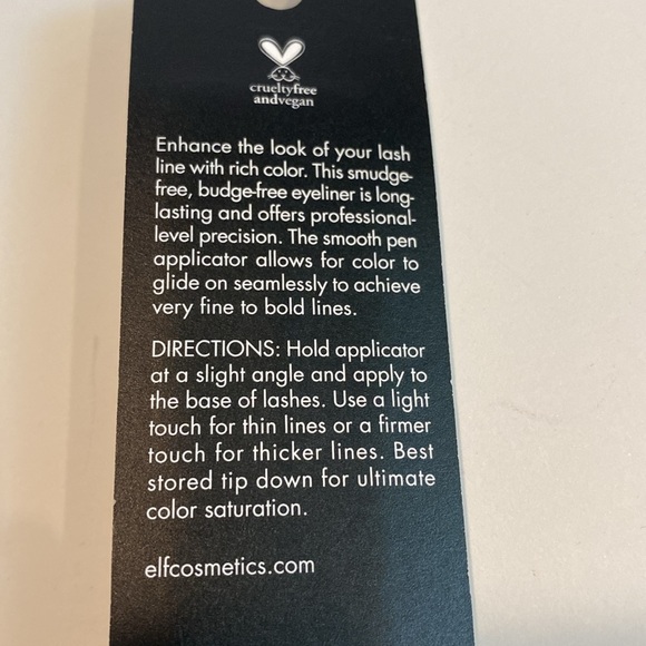 e.l.f. Dramatic Lash Kit Eyelashes & Tweezers & Black Eyeliner Pen New - Picture 7 of 10